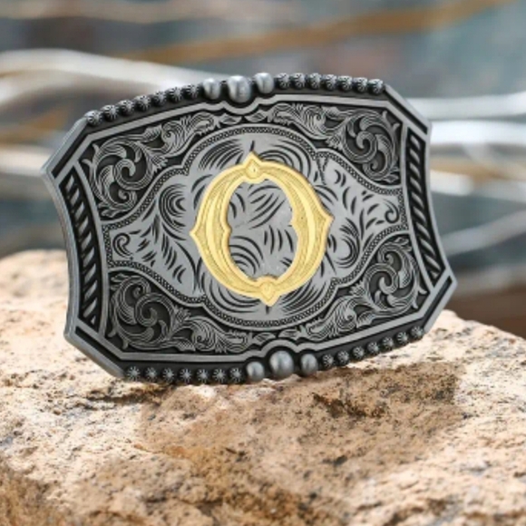 Engraved Belt Buckle Custom Personalized Monogrammed Western  New Men\'s Western Cowboy Monogram \